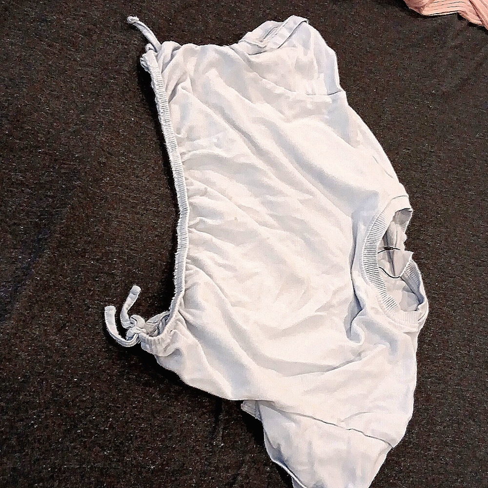 Cropped blue shirt for kids from Zara size 13/14